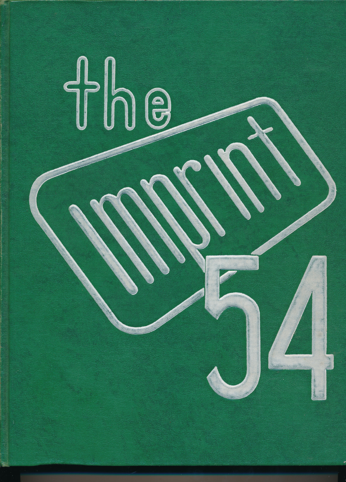 Allen Park MI Allen Park High School yearbook 1954 Michigan