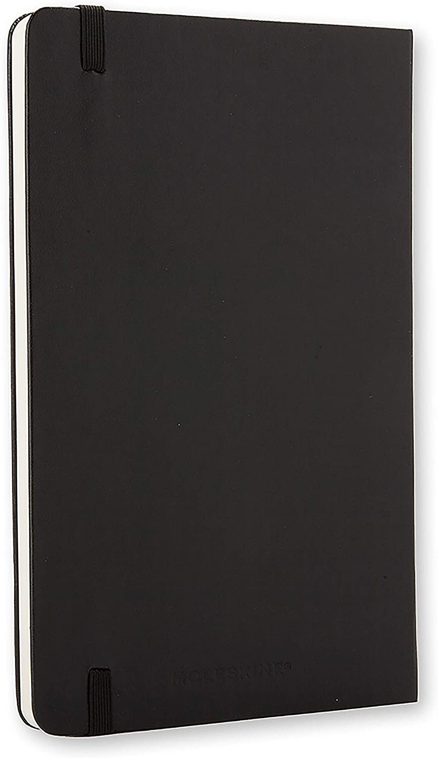 Moleskine Classic Notebook Hard Cover Large 5 x 8.25 Plain/Blank Black 240 Pages