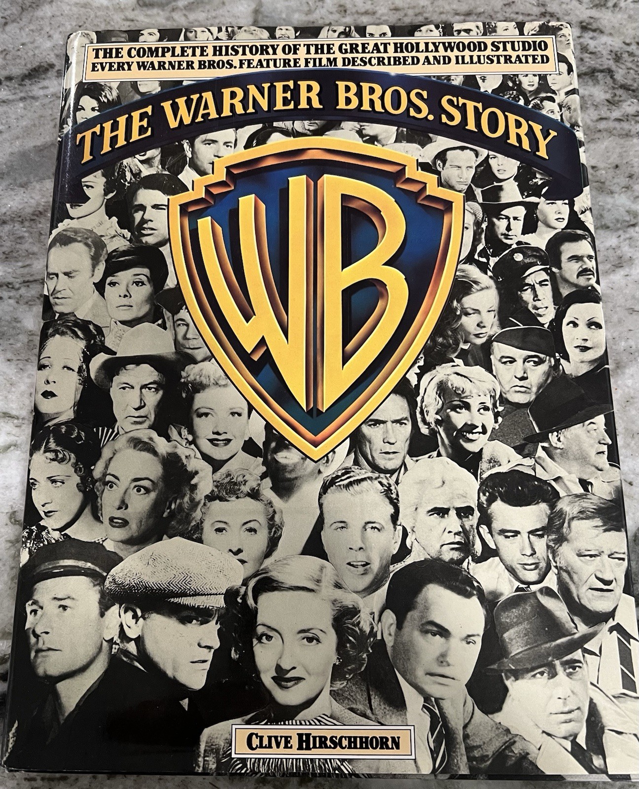 The Warner Brothers Story 1982 Book Clive Hirschhorn Hardcover Vintage 480 Pages