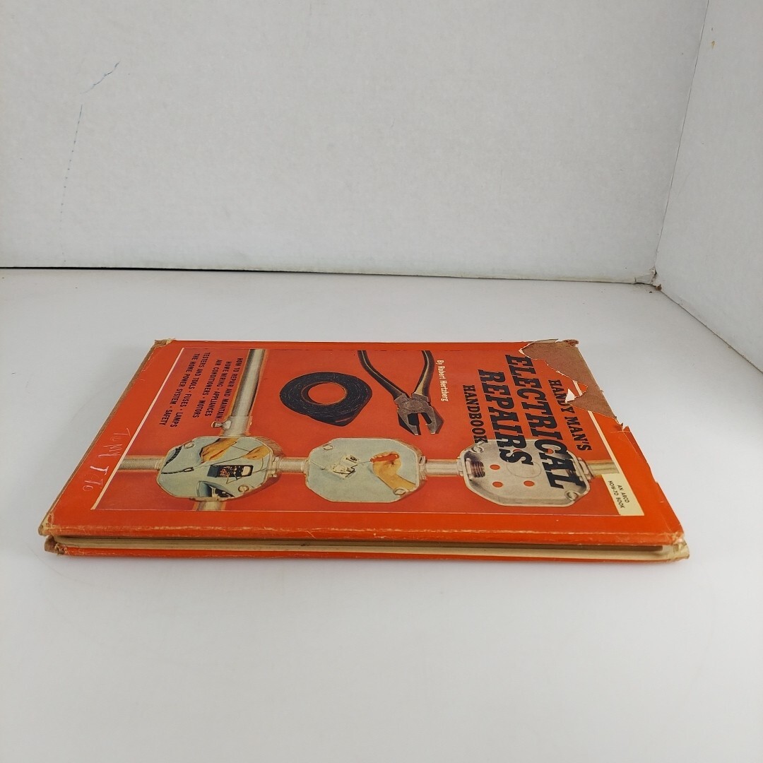 Handy Man’s Electrical Repairs Handbook by Robert Hertzberg 1955 Arco Pub. HCDJ