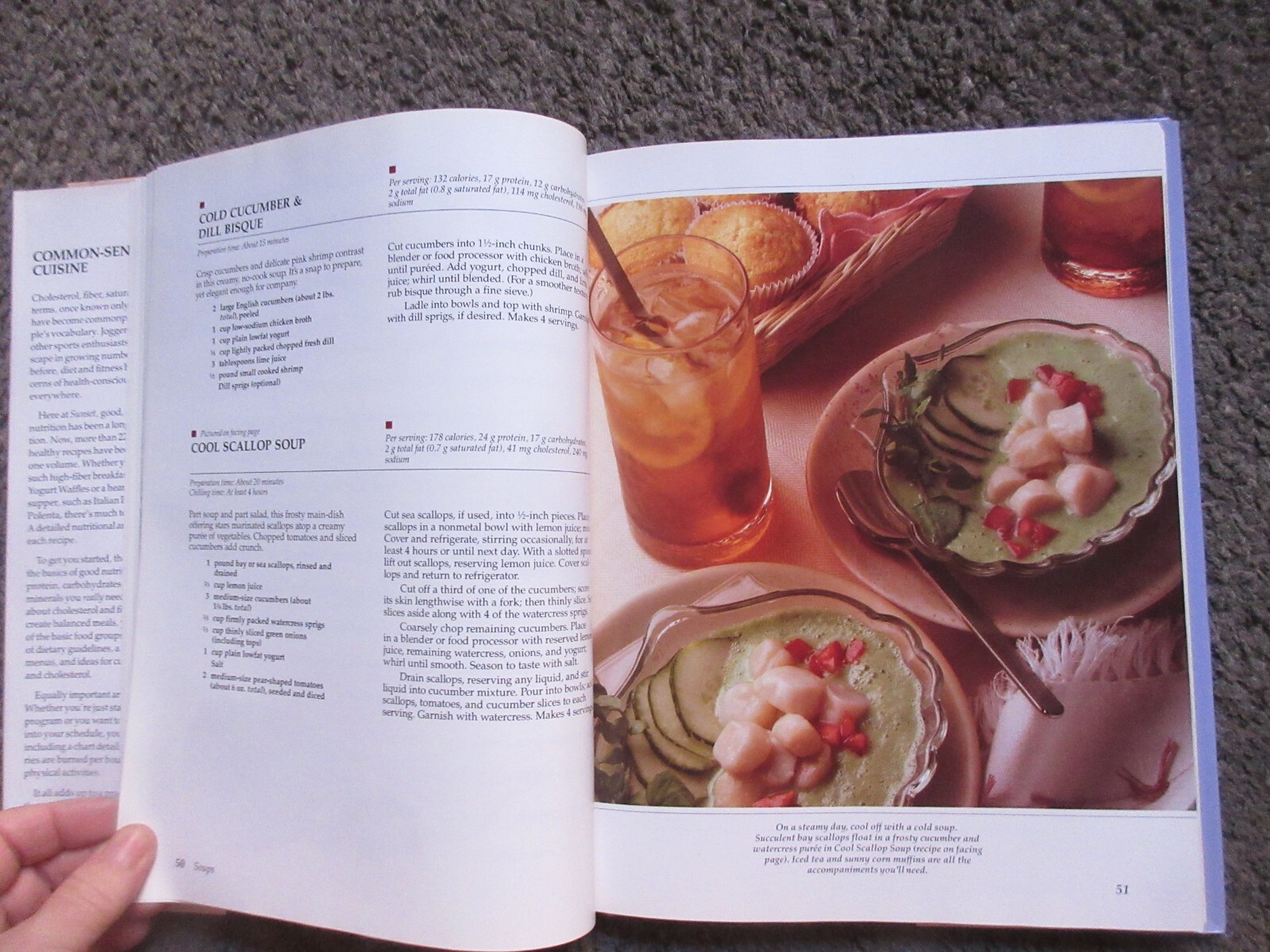 THE BEST OF SUNSET “LIGHT & HEALTHY COOK BOOK” 1990 HARDBACK EX.240 PAGES OOP