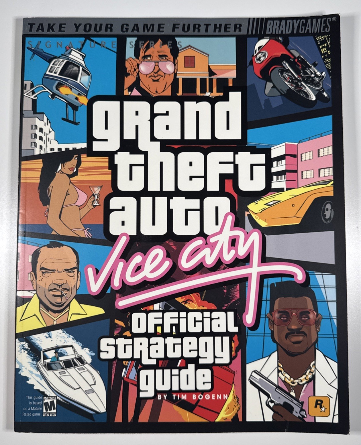 Grand Theft Auto: Vice City BradyGames Official Strategy Guide 2002 with Poster