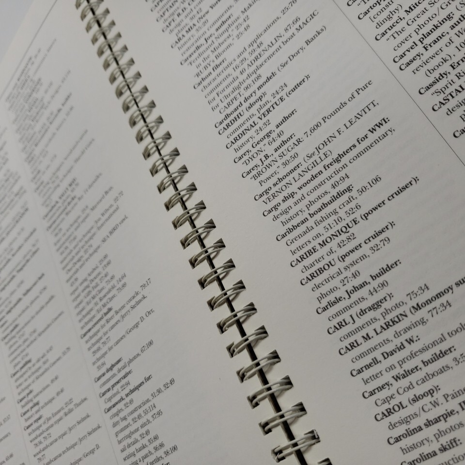 The Wooden Boat Index 1- 100 Compiled By Anne Bray Wooden Boat Publications 1991