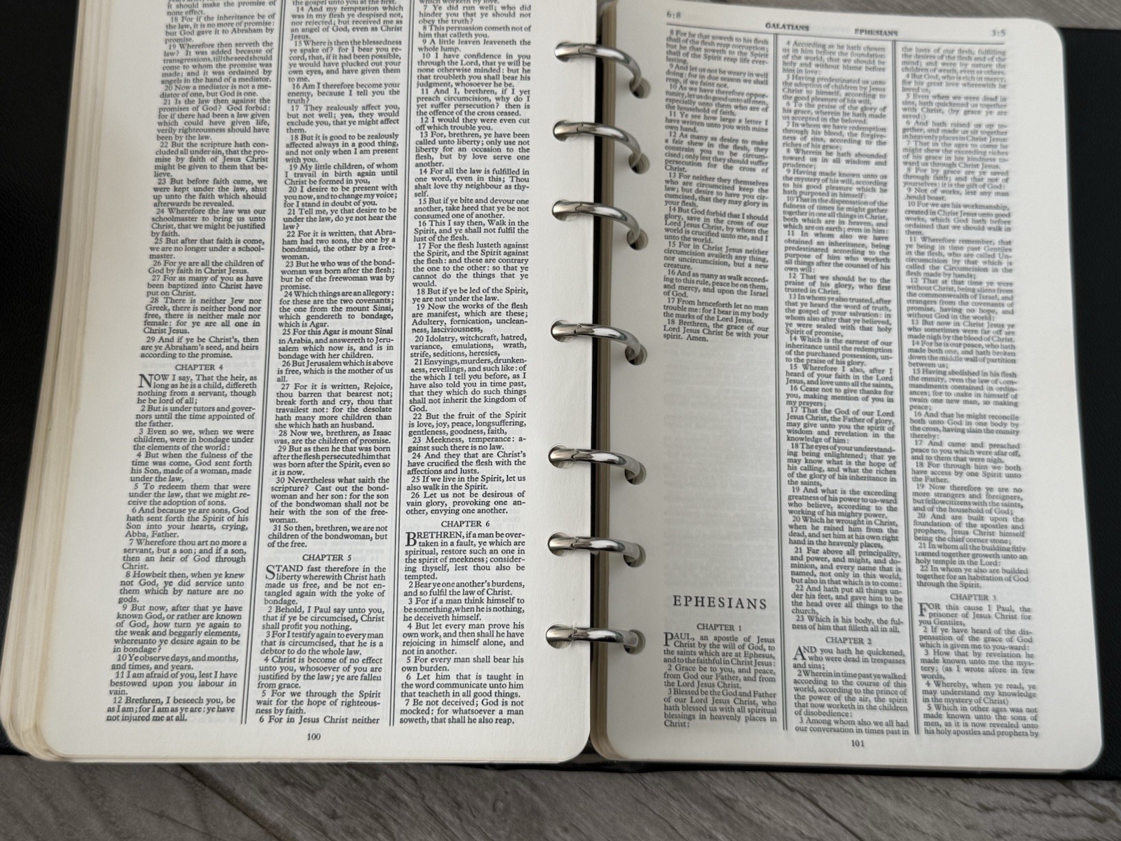 ✝️ The Practical Loose-Leaf Bible King James Version 3rd Edition Fleming Revell