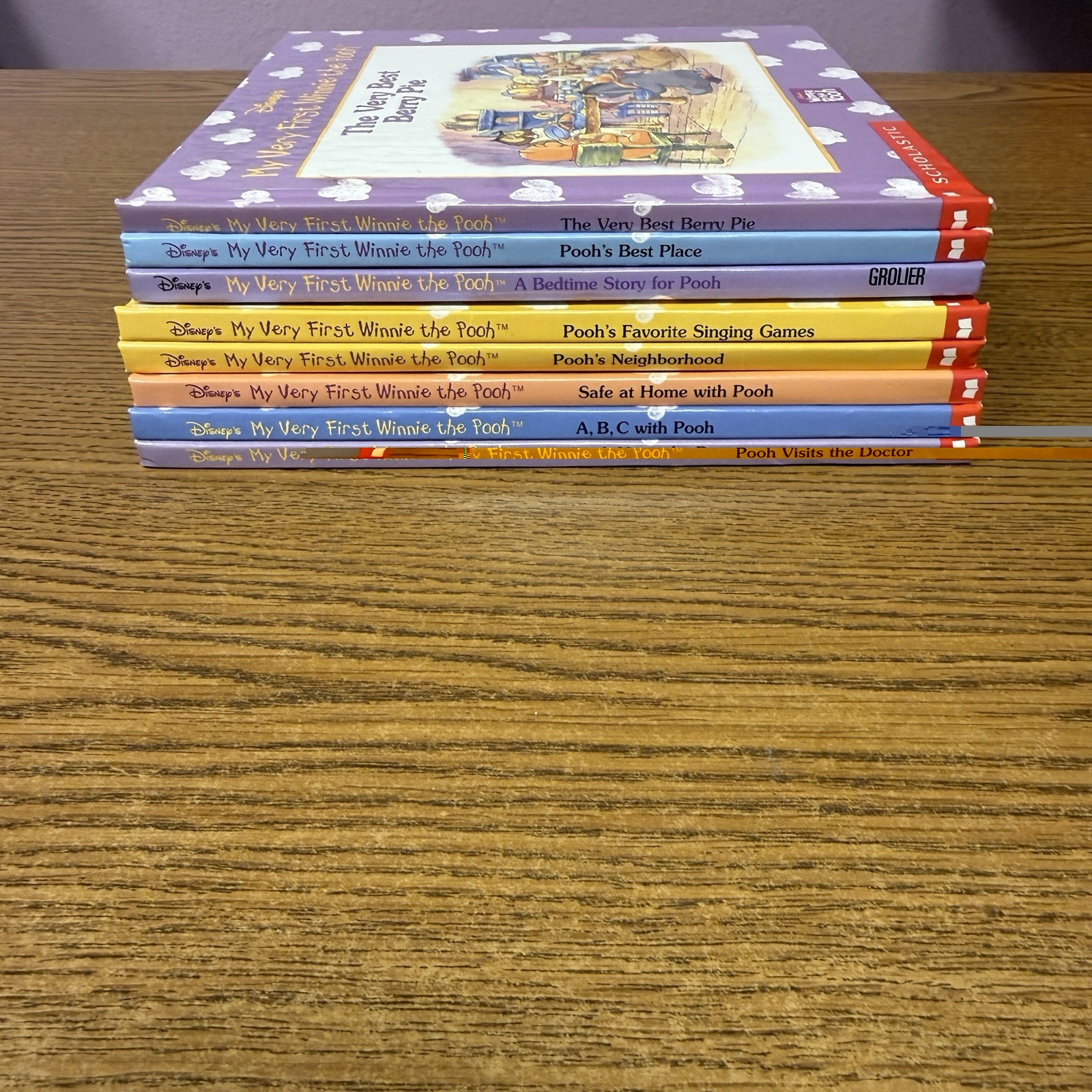 VTG Lot of 8 – Disney’s My Very First Winnie the Pooh Hardcover Books 1997-2002