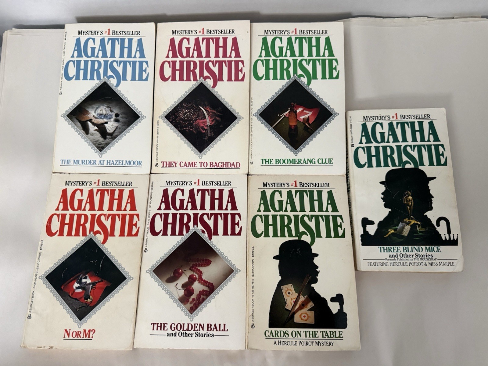 Agatha Christie Paperback Lot 47 Books Poirot Marple Mystery Reader Set NO DUPS