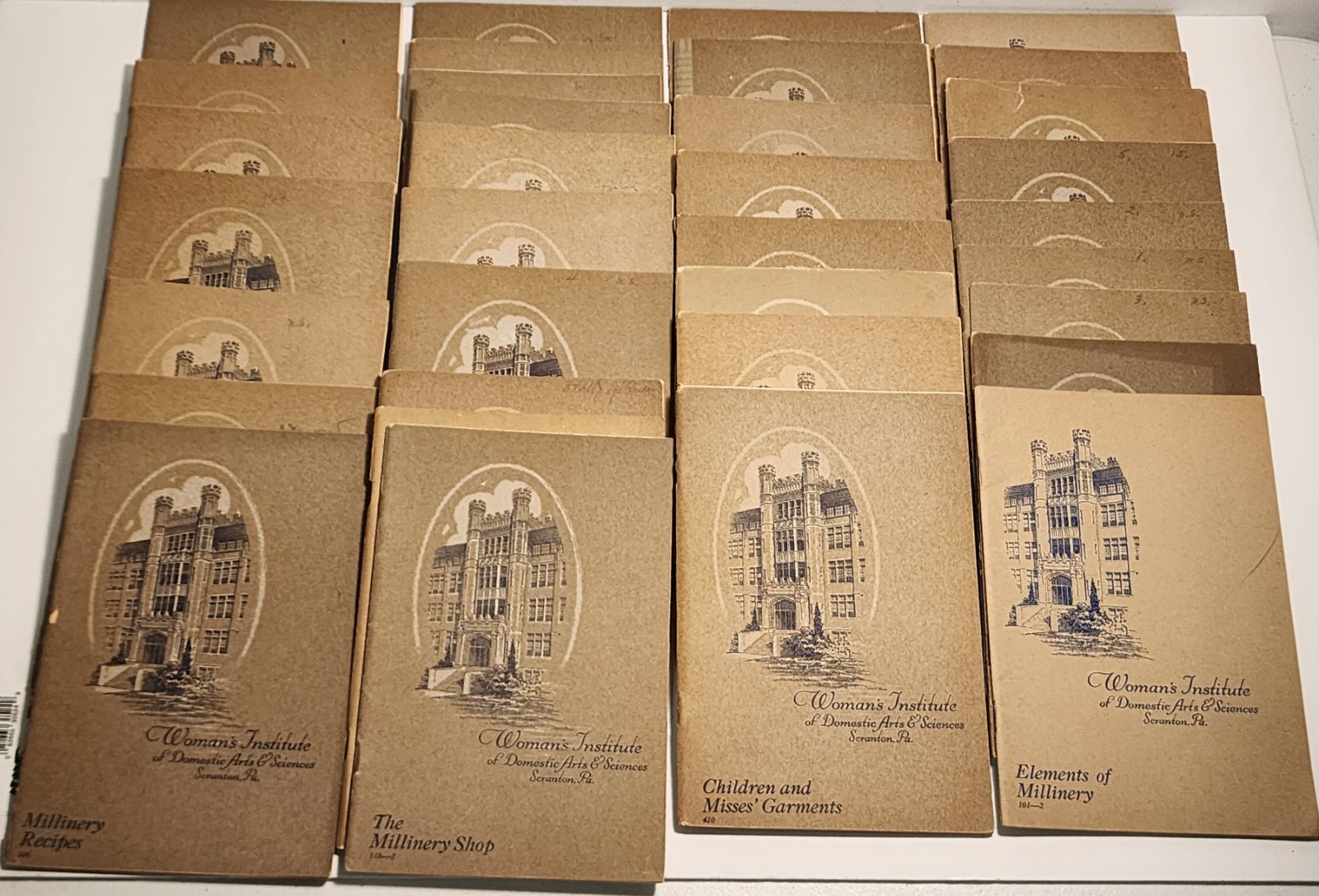Woman’s Institute of Domestic Arts & Sciences Lessons Booklets You Choose!