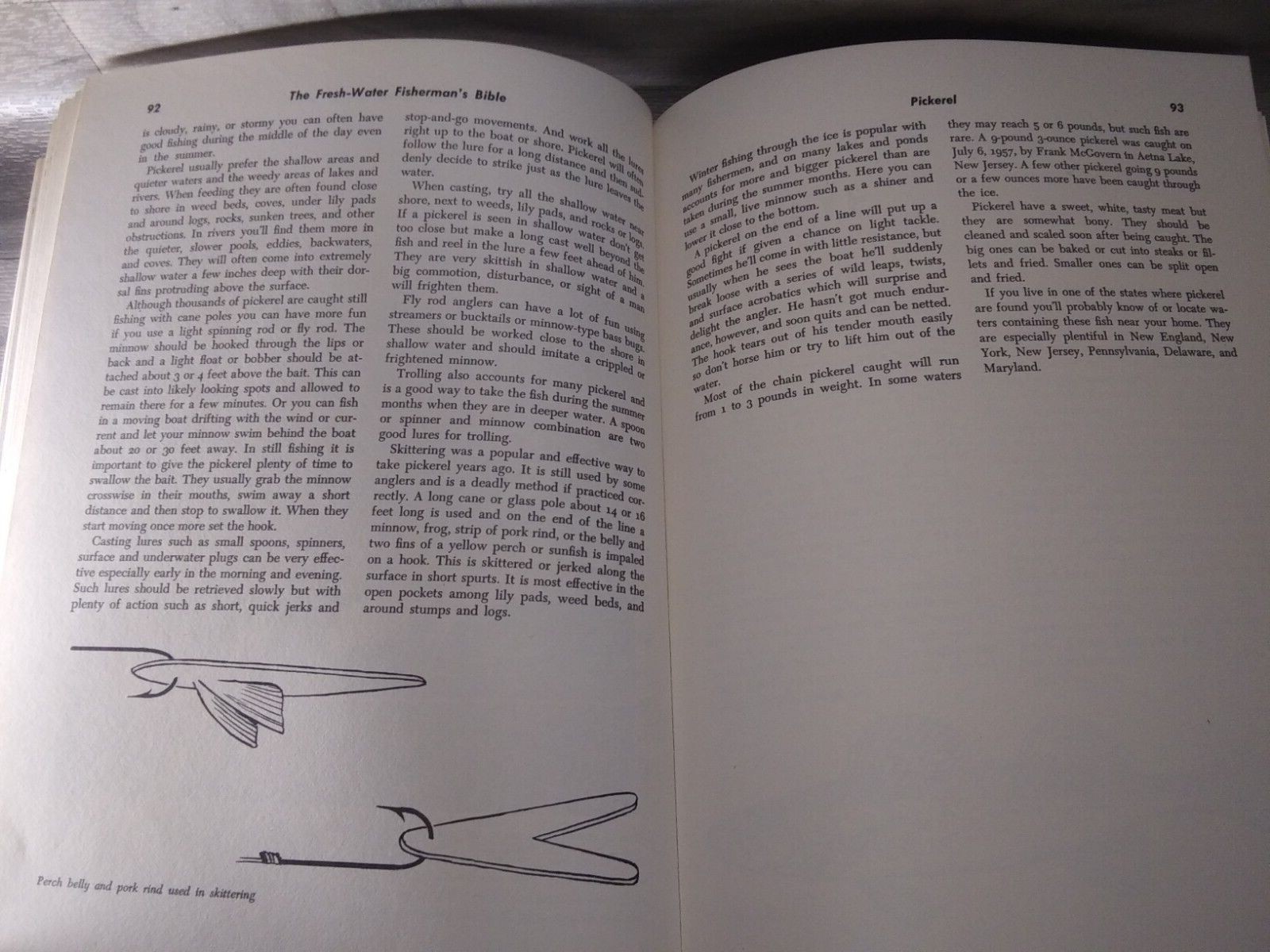 🎣 Vintage 1964 The Fresh-Water Fisherman’s Bible Book 180 Pages Vlad Evanoff 🎣