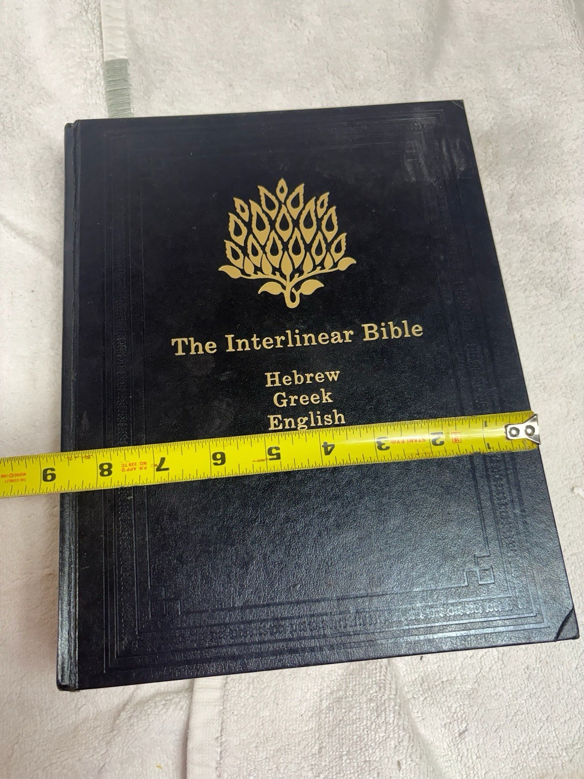 The Interlinear Bible Hebrew Greek English Jay P Green 1986 Hardcover Strongs HC