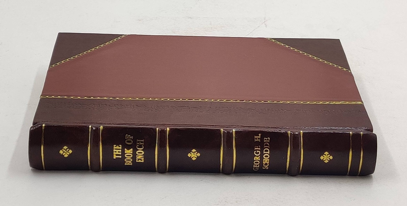 The Book of Enoch 1882 by George H. Schodde [Leather Crafted]