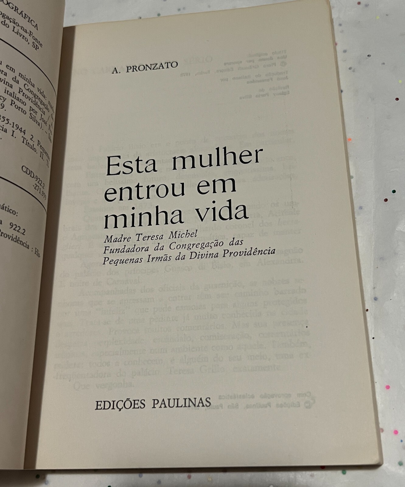 Esta Mulher Entrou em Minha Vida by a. Pronzato 1979 (Portuguese) 303pages