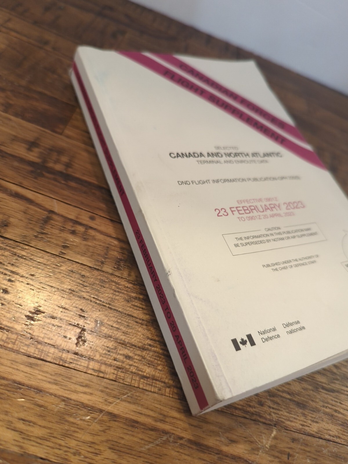 Canadian Forces Flight Supplement, Canada, North Atlantic Data, Feb. 23 2023