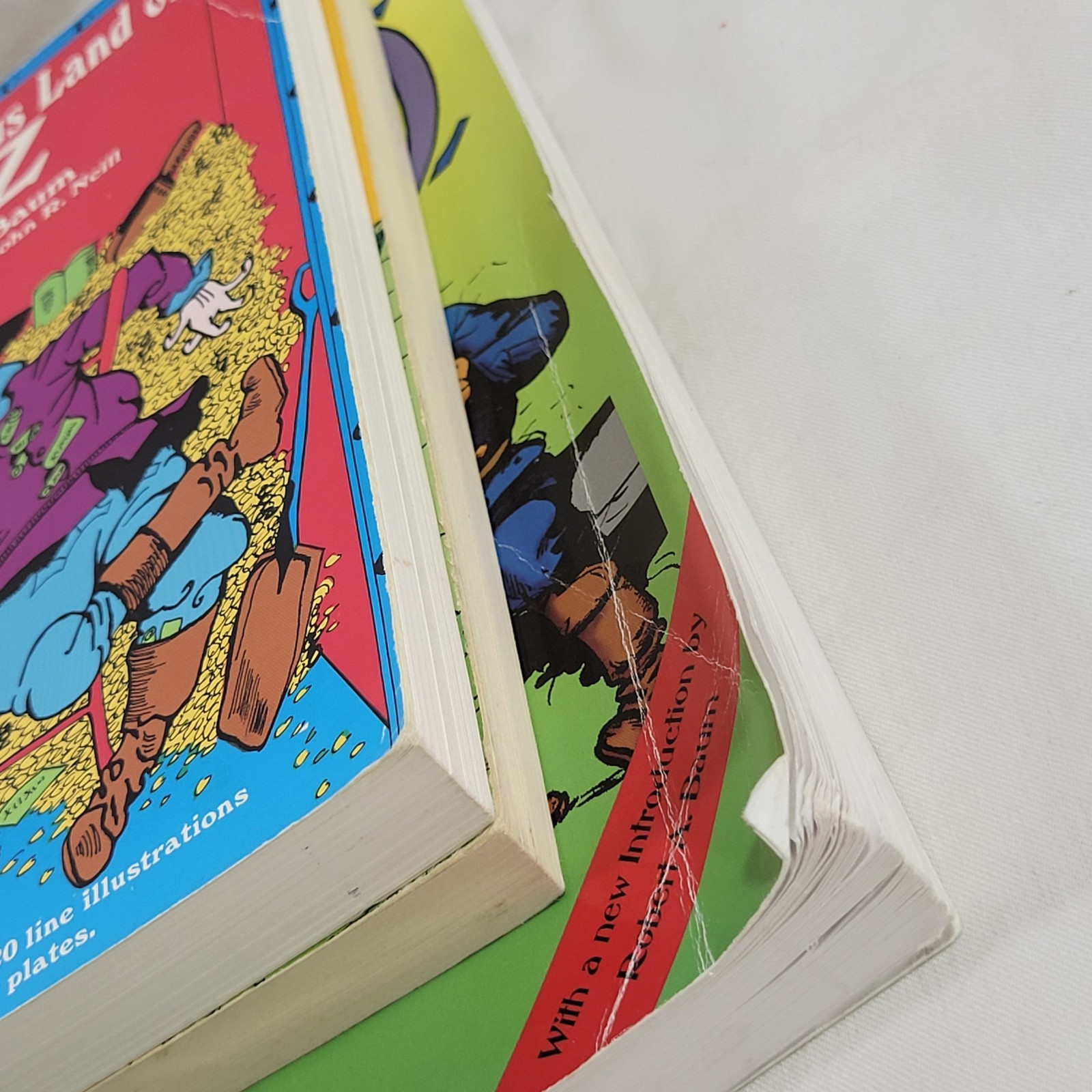 L. Frank Baum OZ Book Lot Of 3 PB Books Marvelous Land Of OZ Ozma Of OZ Road Oz