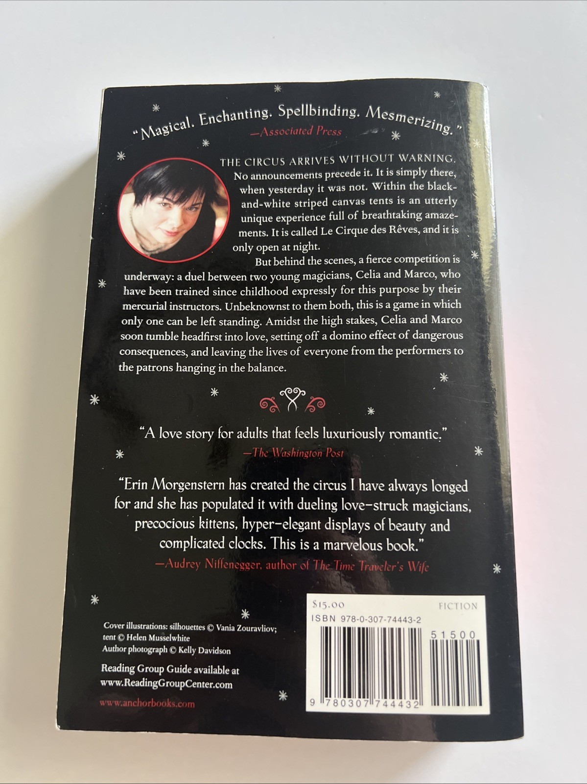Night Circus : A Novel by Erin Morgenstern (2012, Trade Paperback)