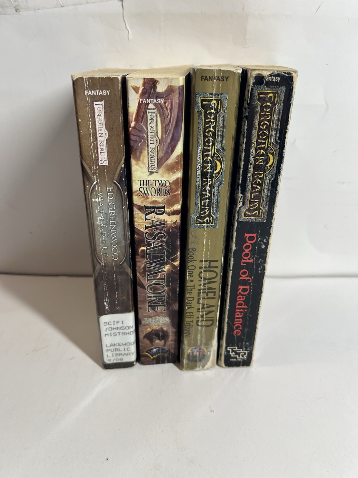 Vintage Forgotten Realms Paperback Book (Lot Of 4) 90s And 2000s Mixed Series