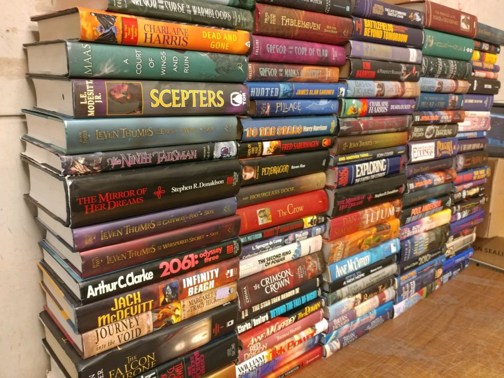 Books by Genre 5 LBS (Pounds) Box Value Lot Sorted Hardback / Paperback MIX SET