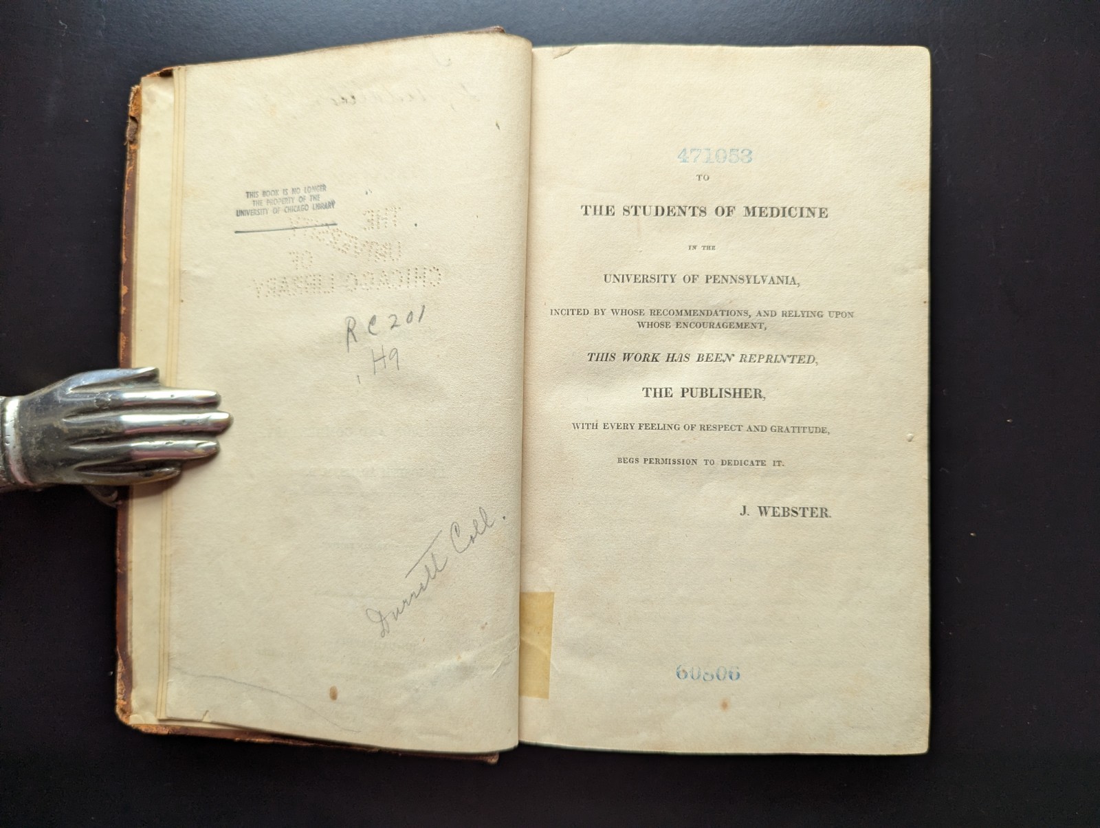 1818 Leather Treatise On Venereal Disease – John Hunter Syphilis Adams