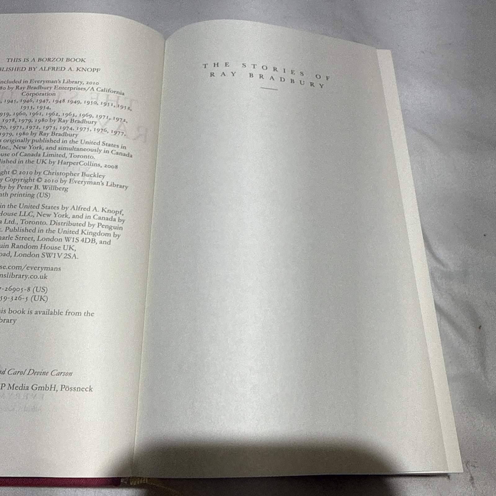 Stories of Ray Bradbury : Introduction by Christopher Buckley by Ray Bradbury…