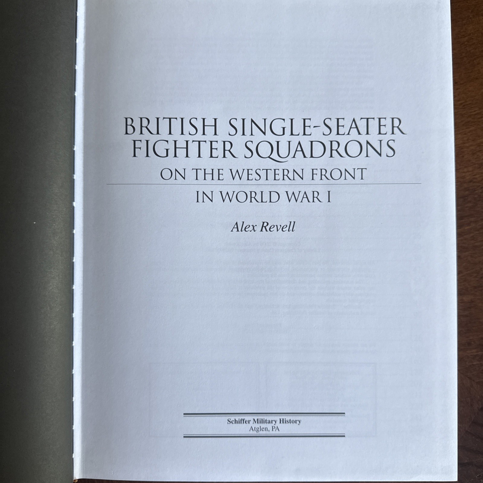 WWI British Fighter Squadrons in World War One Alex Revell 2006 Hardcover DJ