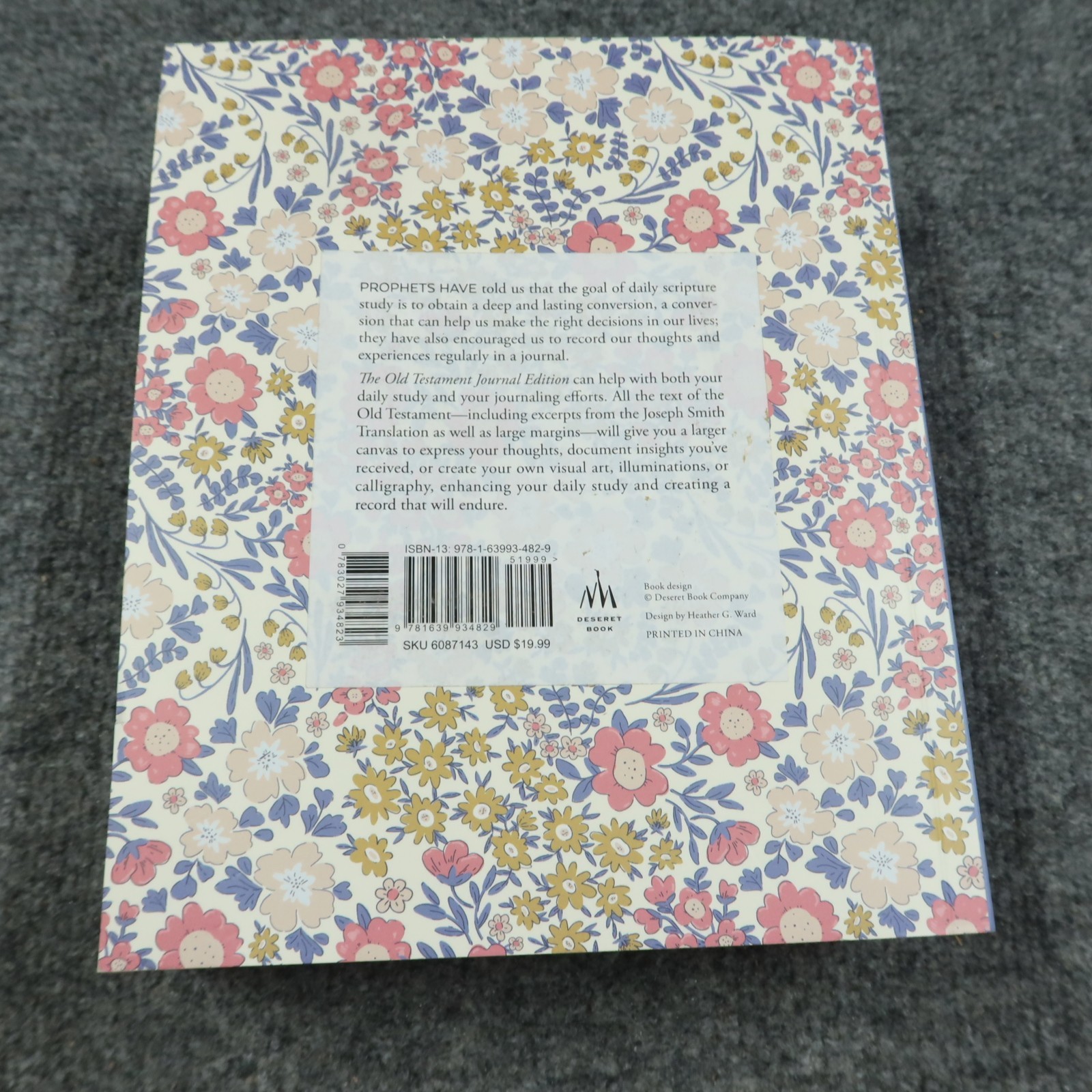 The Old Testament BIBLE Journal Edition Deseret Book CLEAN PAGES LIKE NEW