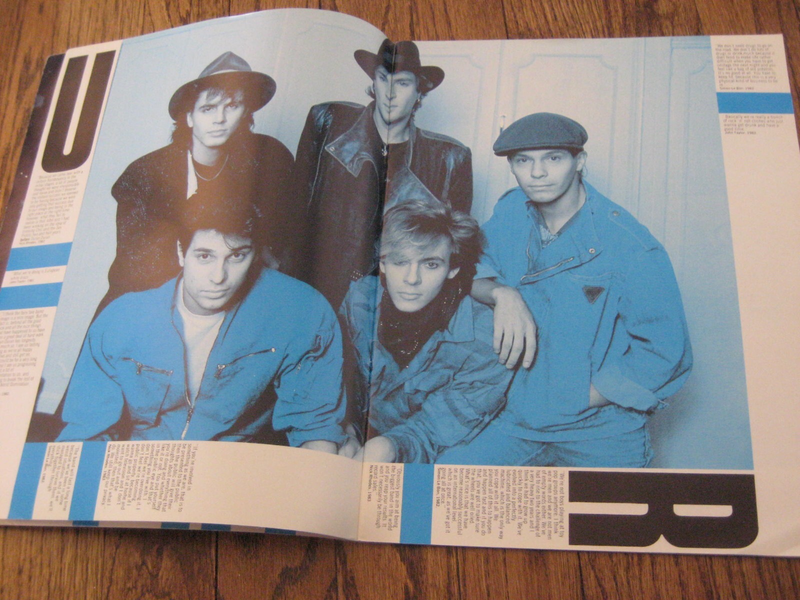 Duran Duran Book In Their Own Words 32 pages.