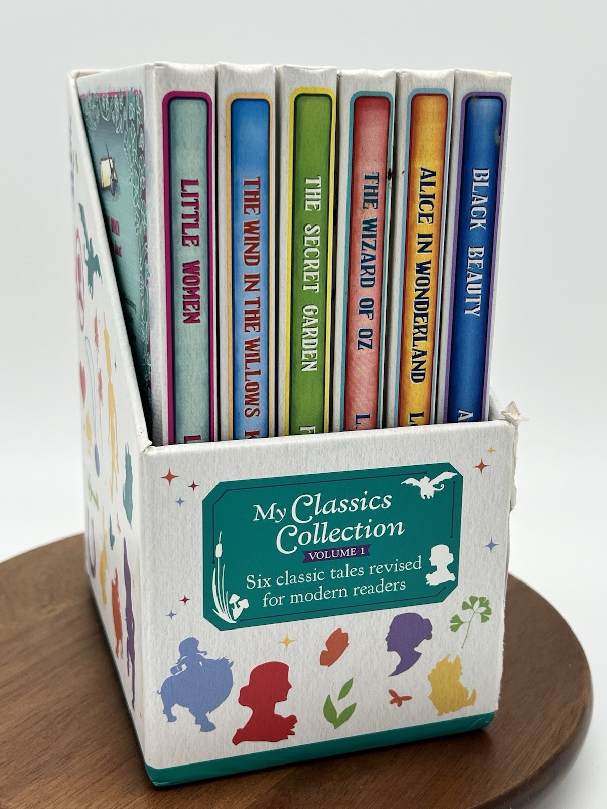 My Classics Collection 6 Hard Cover Books Alice Black Beauty Wizard Oz Etc.