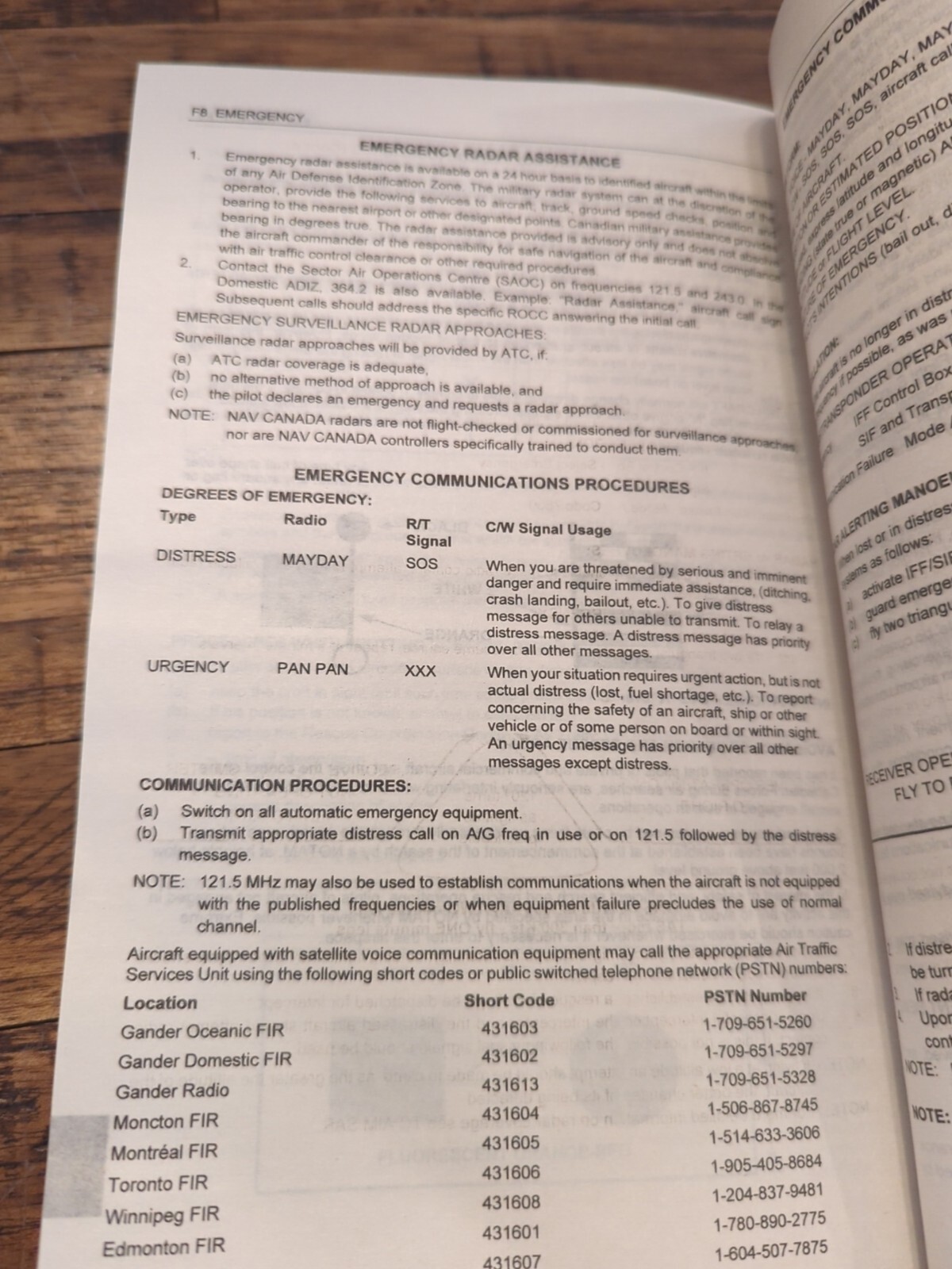 Canadian Forces Flight Supplement, Canada, North Atlantic Data, Feb. 23 2023