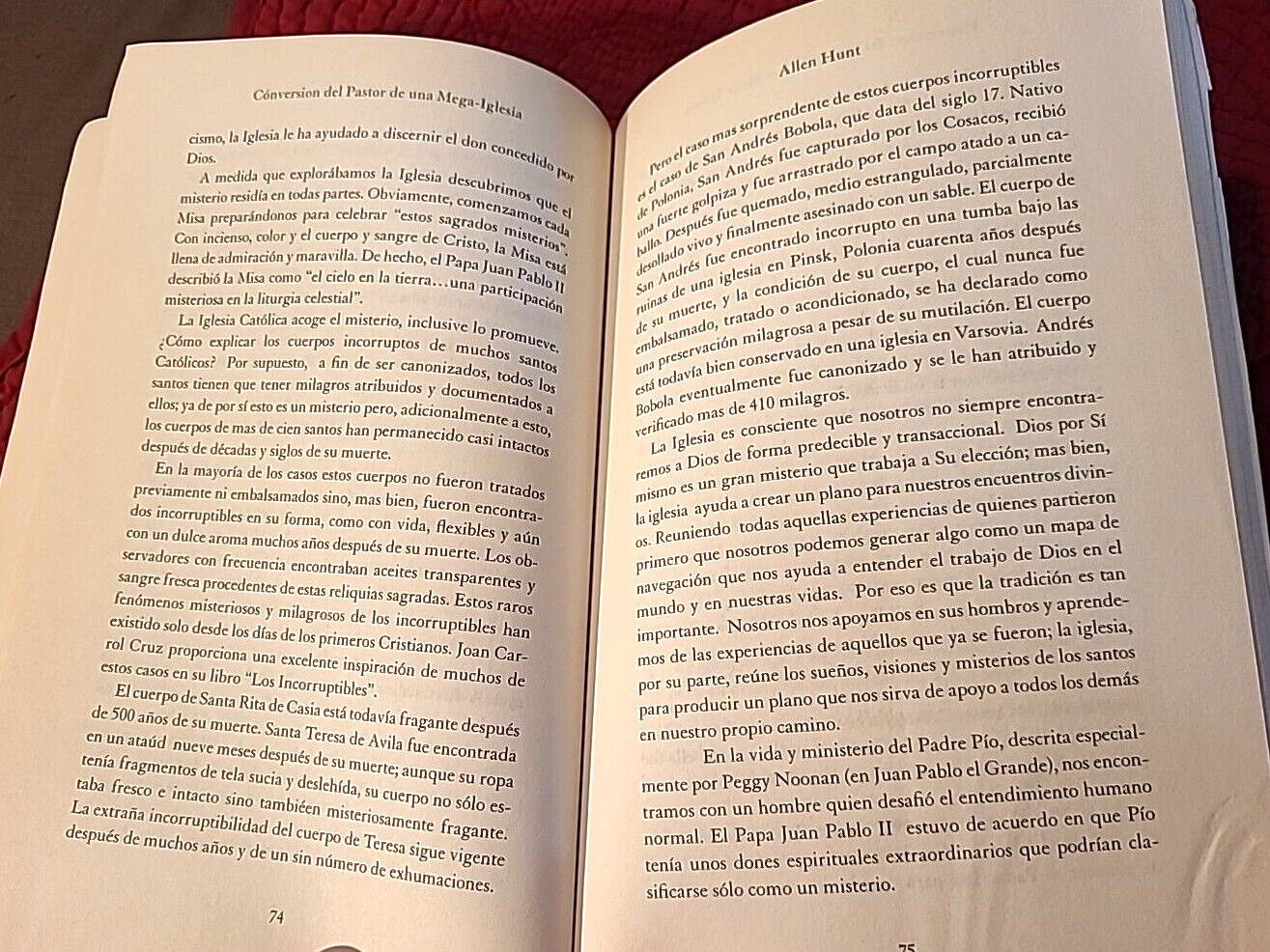 Conversión Del Pastor de una Mega Iglesia by Allen R. Hunt (2013, Book) Catholic