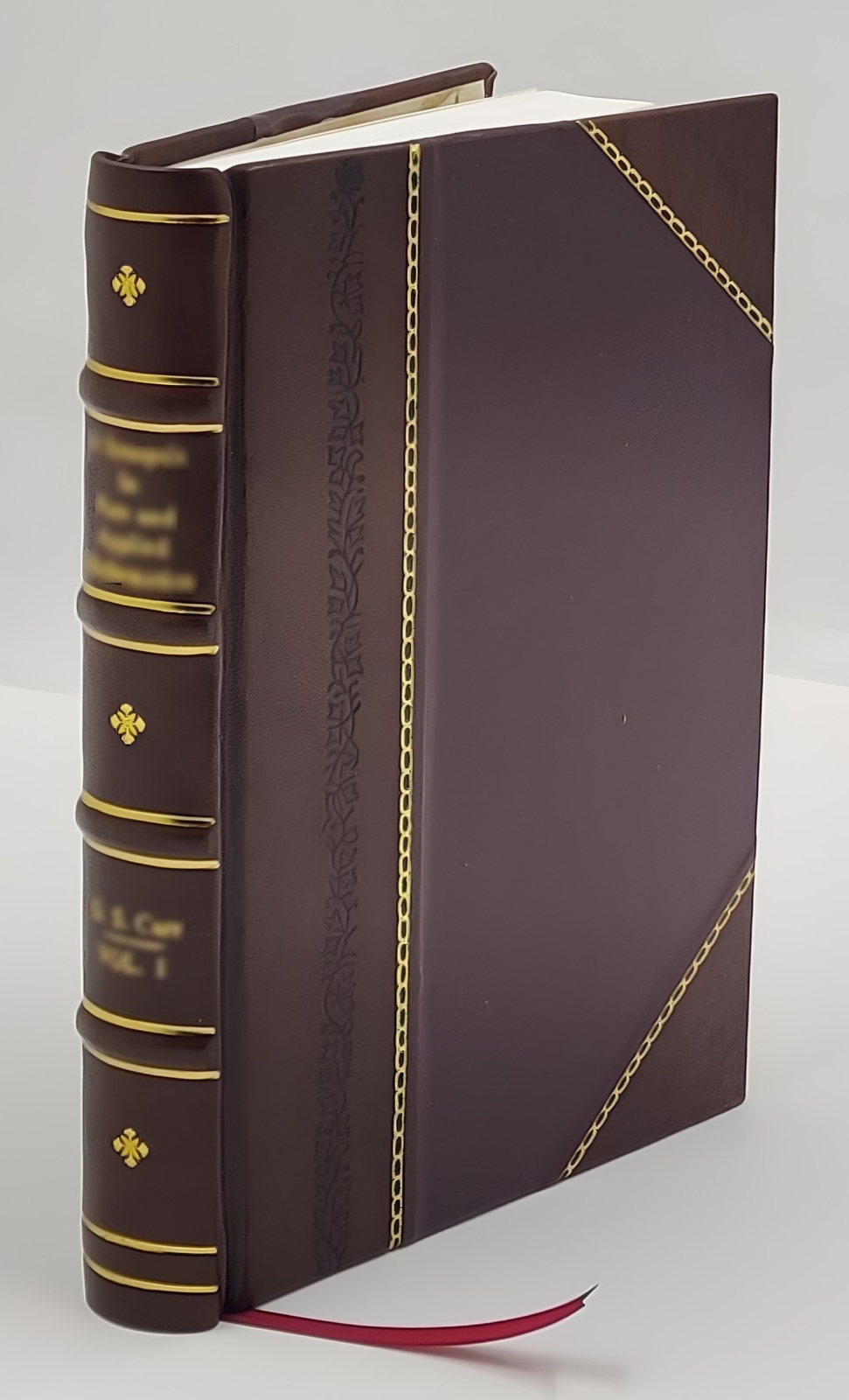 The Book of Enoch 1882 by George H. Schodde [Leather Crafted]