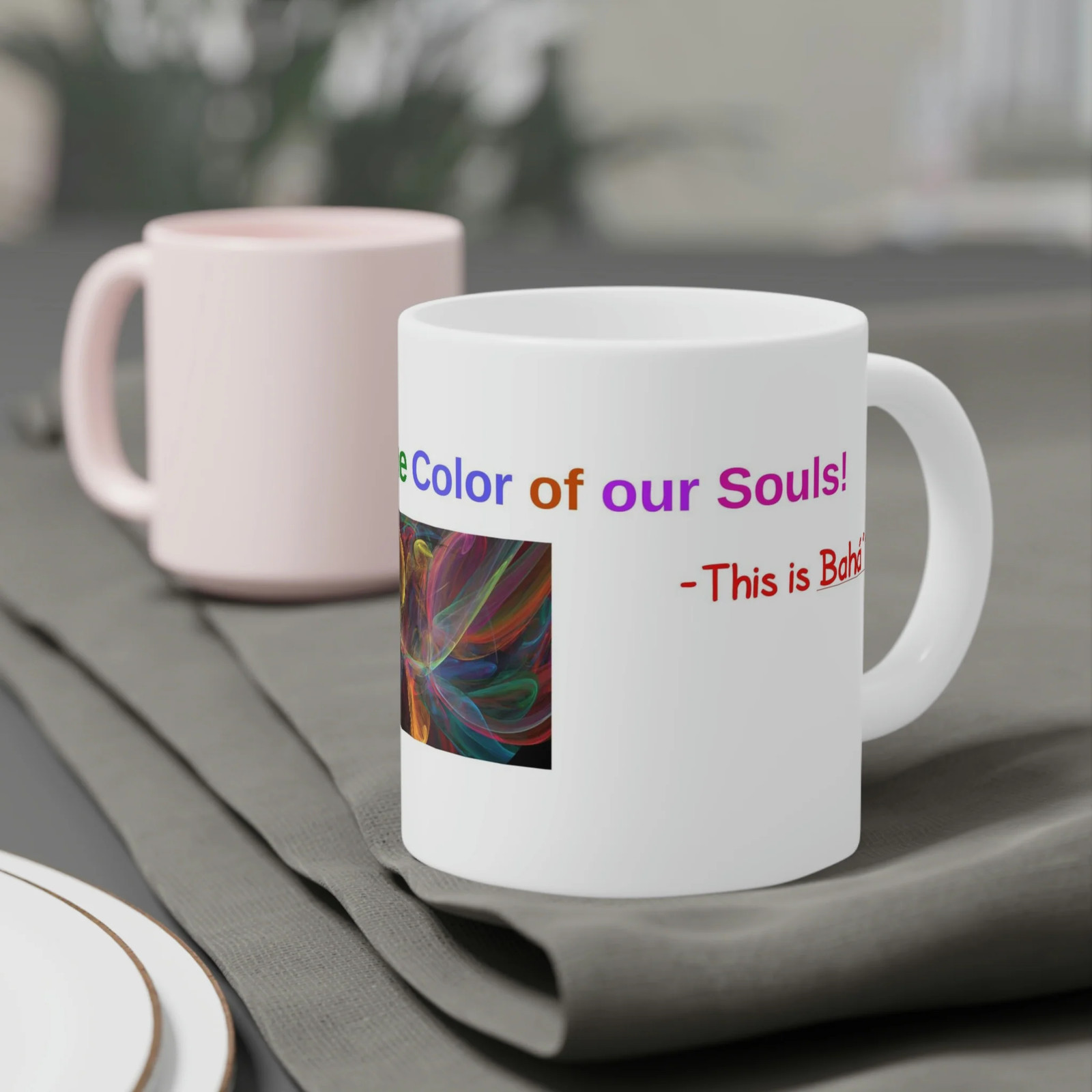 Baha’i Diversity, Race Unity, Color of our Souls Mugs (11oz15oz20oz)