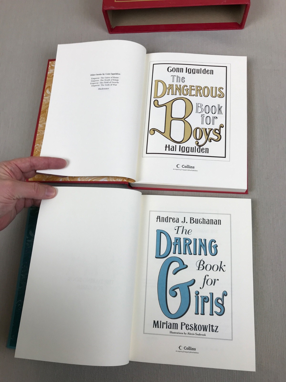 Dangerous & Daring GIFT SET for Boys and Girls, 2 Books w/Slipcase, ACTIVITIES