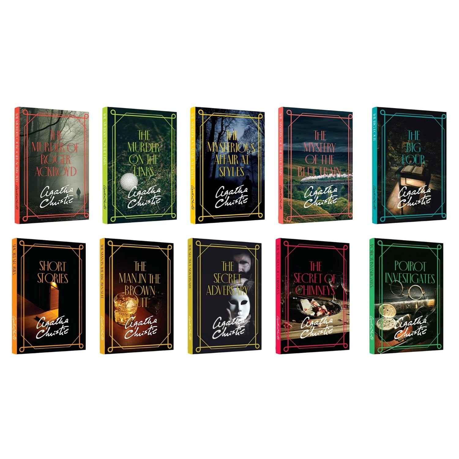 Agatha Christie Mysteries Collection of 10 Books Set Paperback
