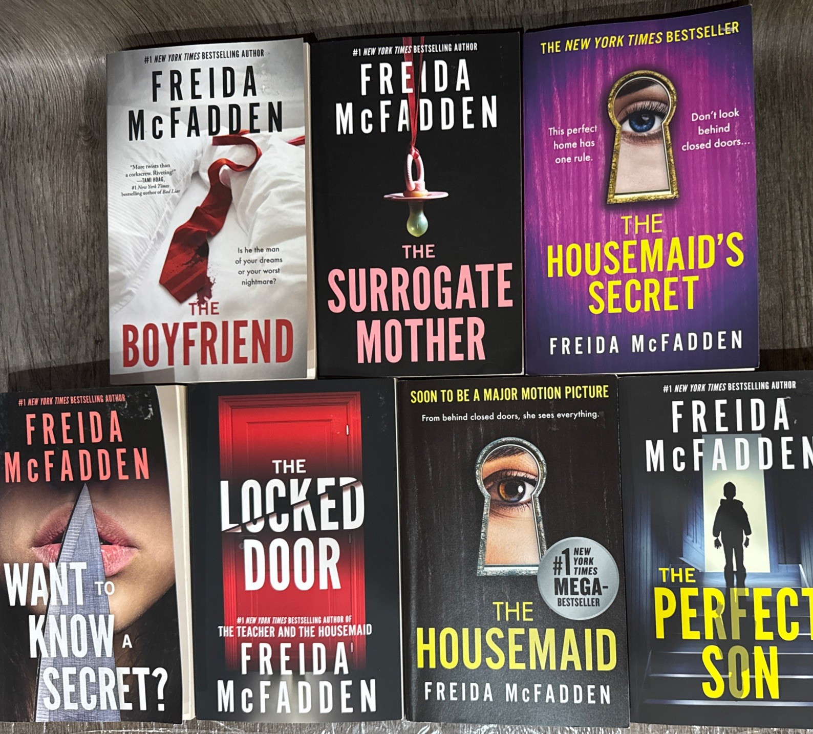 Freida McFadden Lot of Psychological Thrillers 7 Books