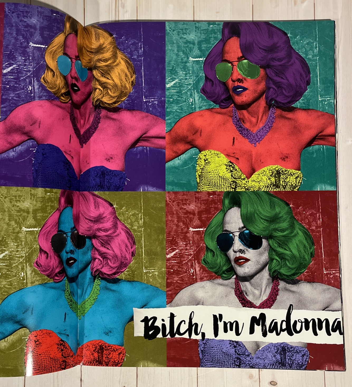 Madonna Rebel Heart Tour Book 2015 Program Concert Photos – 15 x 11 Inches