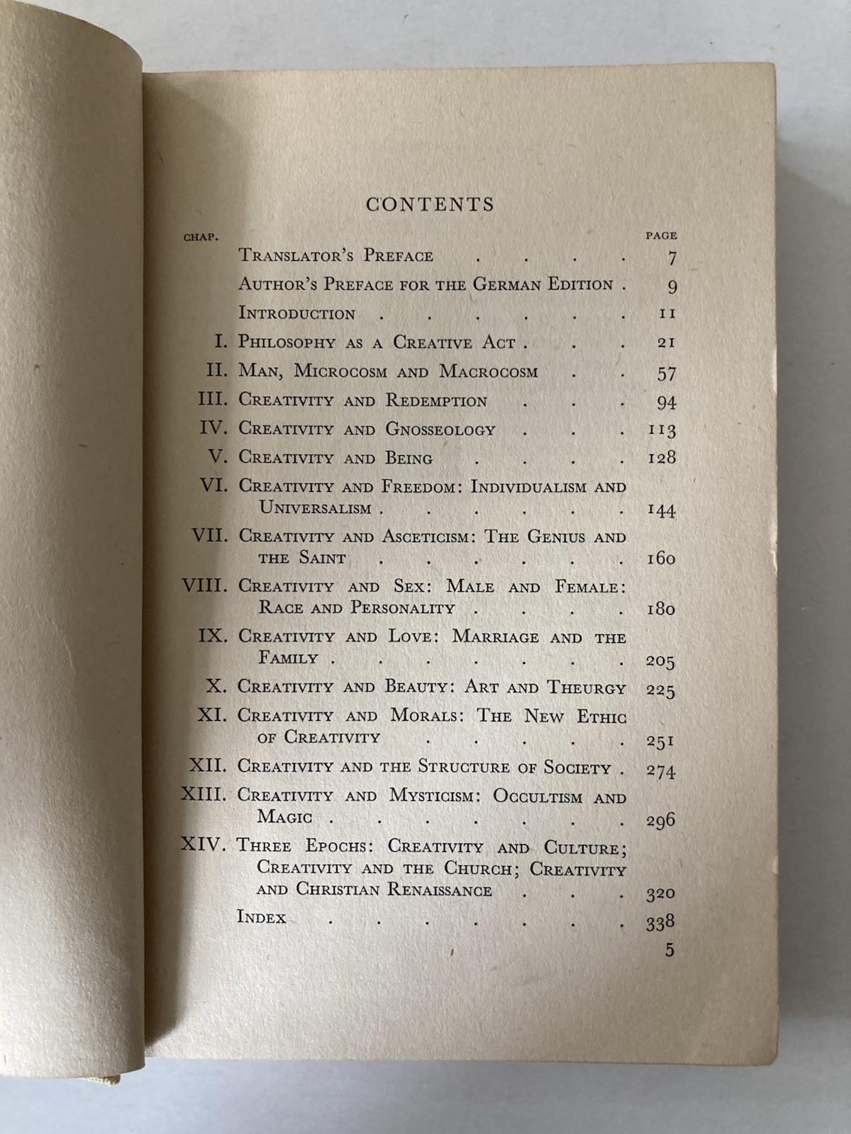 Vintage The Meaning of the Creative Act by Nicolas Berdyaev Hardcover Book