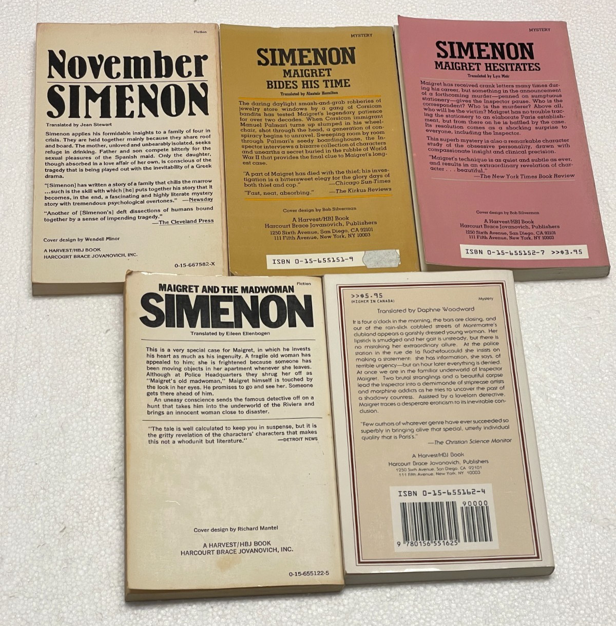 40 Georges Simenon Books Mostly Maigret with 8 in French / Paperback / 1 Dupe