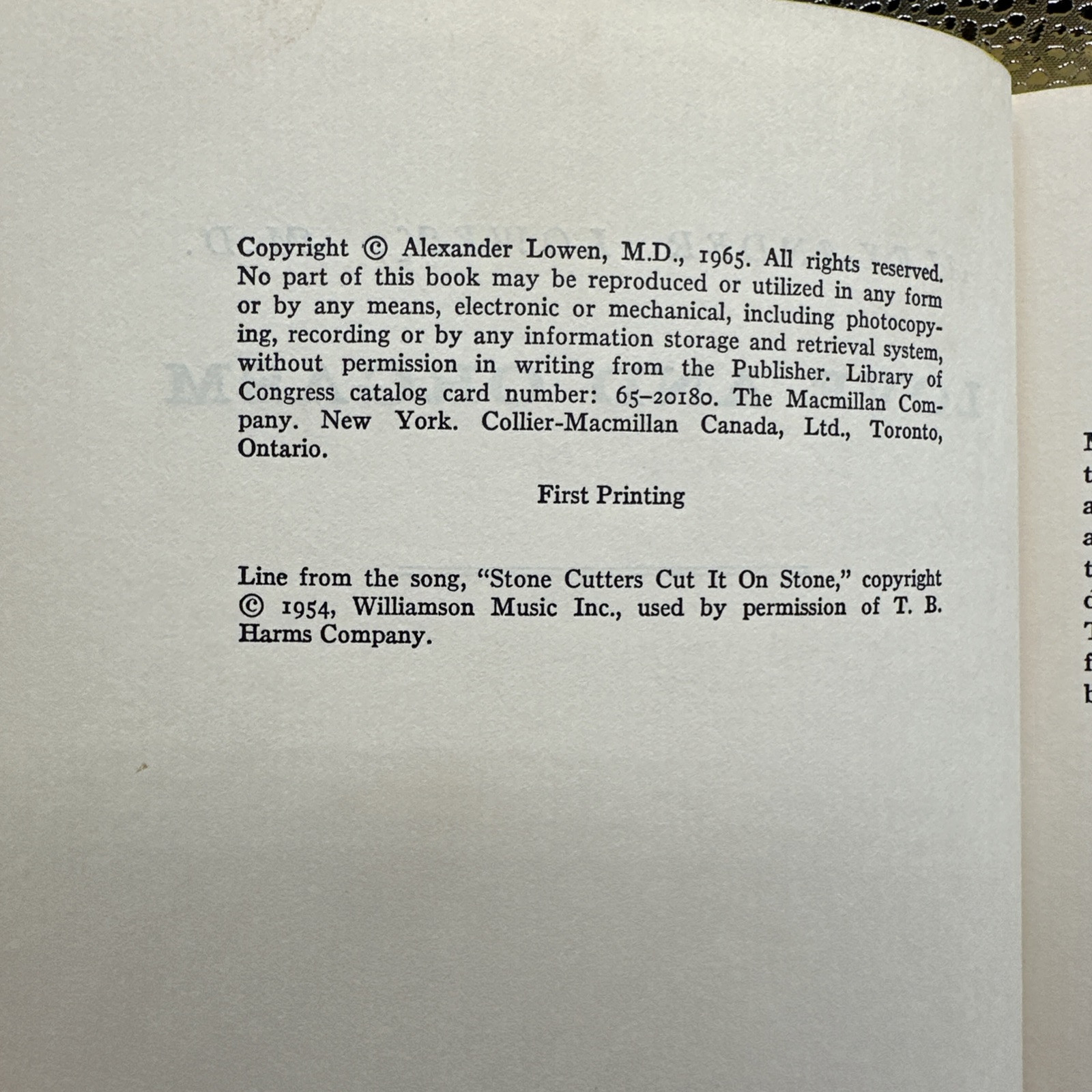 Love and Orgasm by Alexander Lowen, 1st Edition 1st Printing 1965