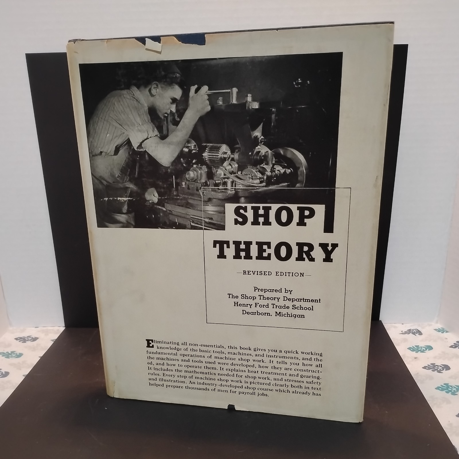 Vintage 1942 Shop Theory Revised Edition Henry Ford Trade School Hardcover Book