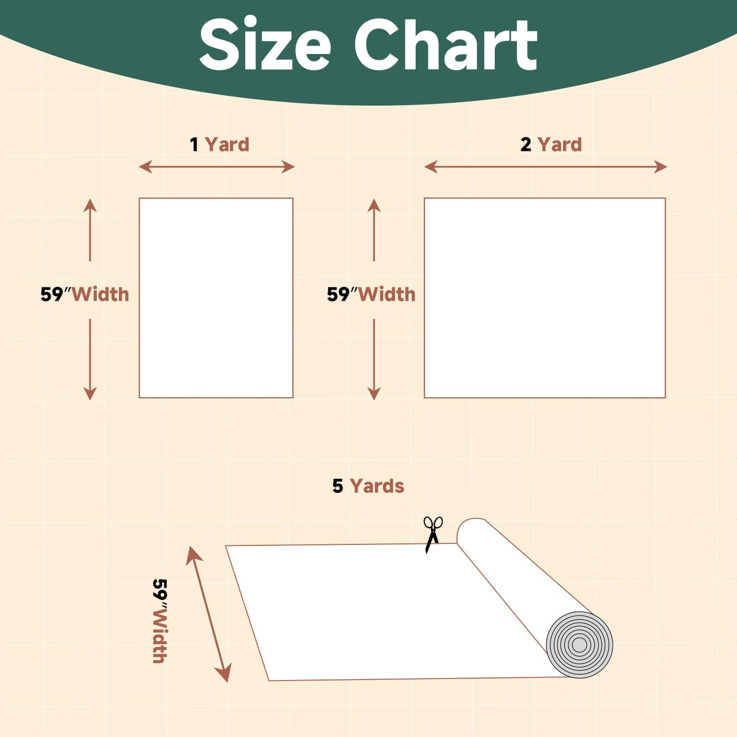 Canvas Fabric by the Yard, 59” Wide, 10Oz Premium Natural Cotton Duck Canvas Fa