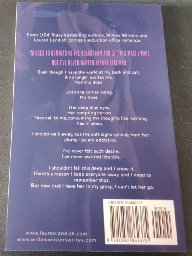 Mr. CEO by Lauren Landish & Willow Winters 2016 Paperback Signed
