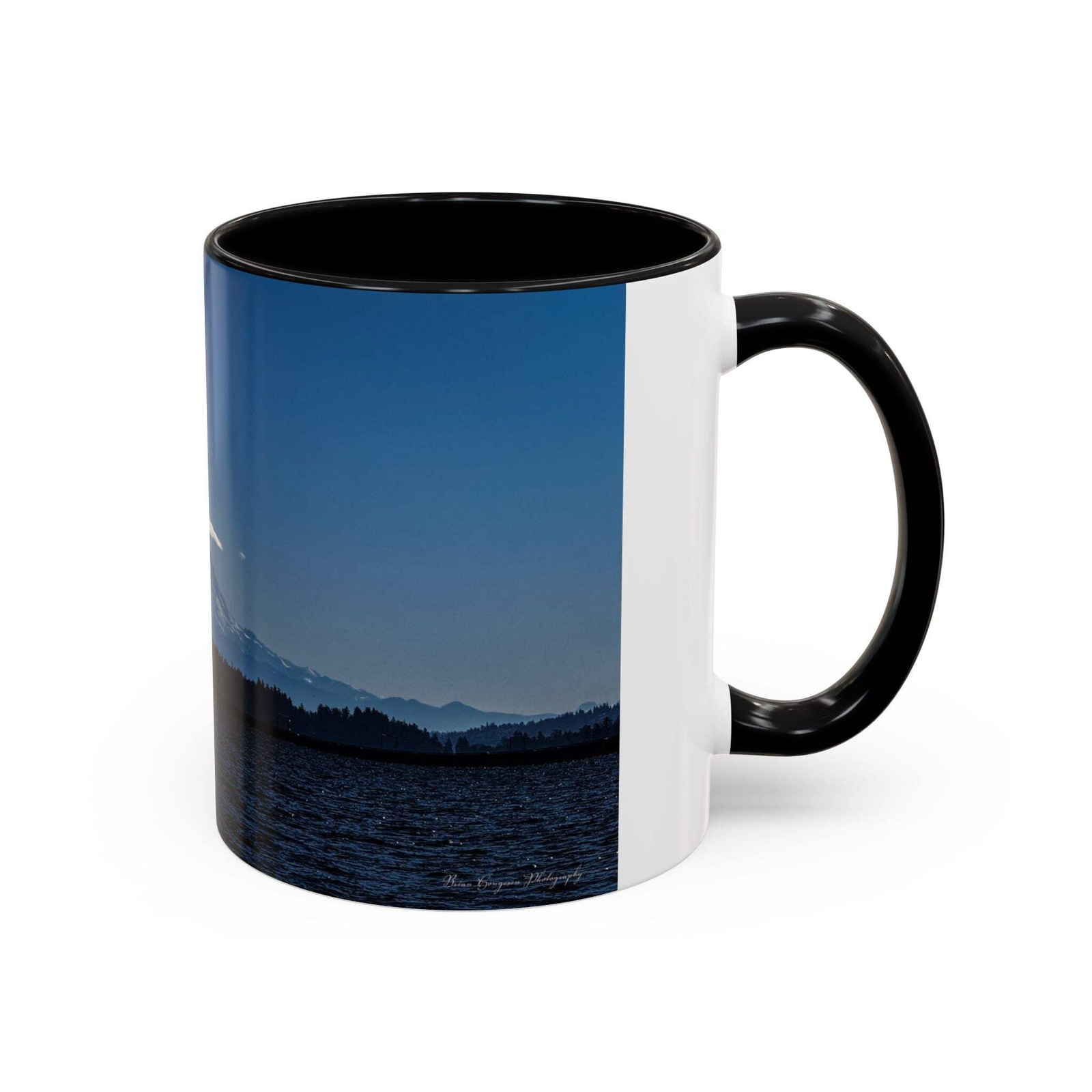 Scenic Mountain Accent Coffee Mug – 11oz & 15oz – Perfect Gift for Nature Lovers