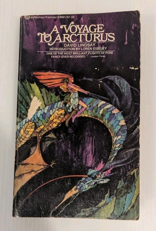 A Voyage To Arcturus David Lindsay 1974 Ballantine Books Fourth Print Paperback