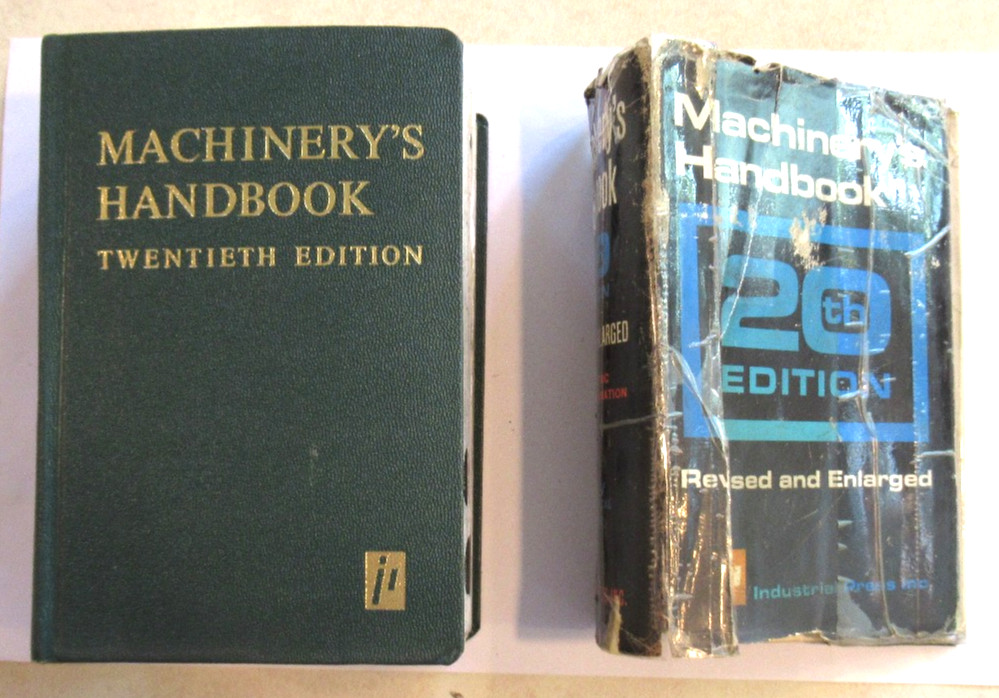 Machinery’s Handbook 20th Edition Third Printing 1976