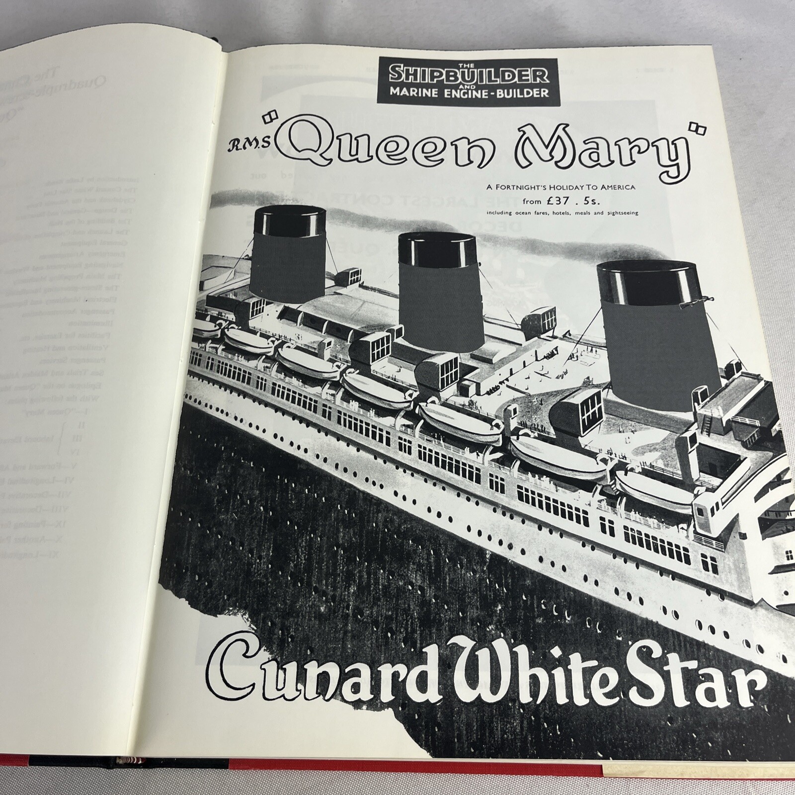 Ocean Liners Of The Past: The Cunard White Star Quadruple-screw – HC w/DJ – 1972