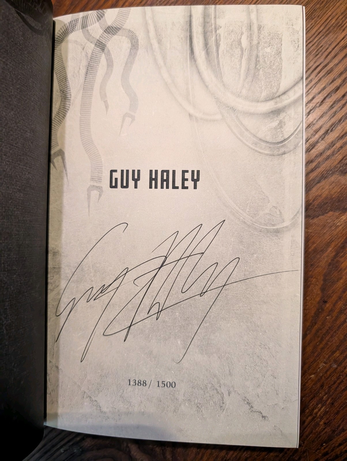 Genefather Guy Haley Hardcover Book 1st Edition Signed Numbered Warhammer 40k