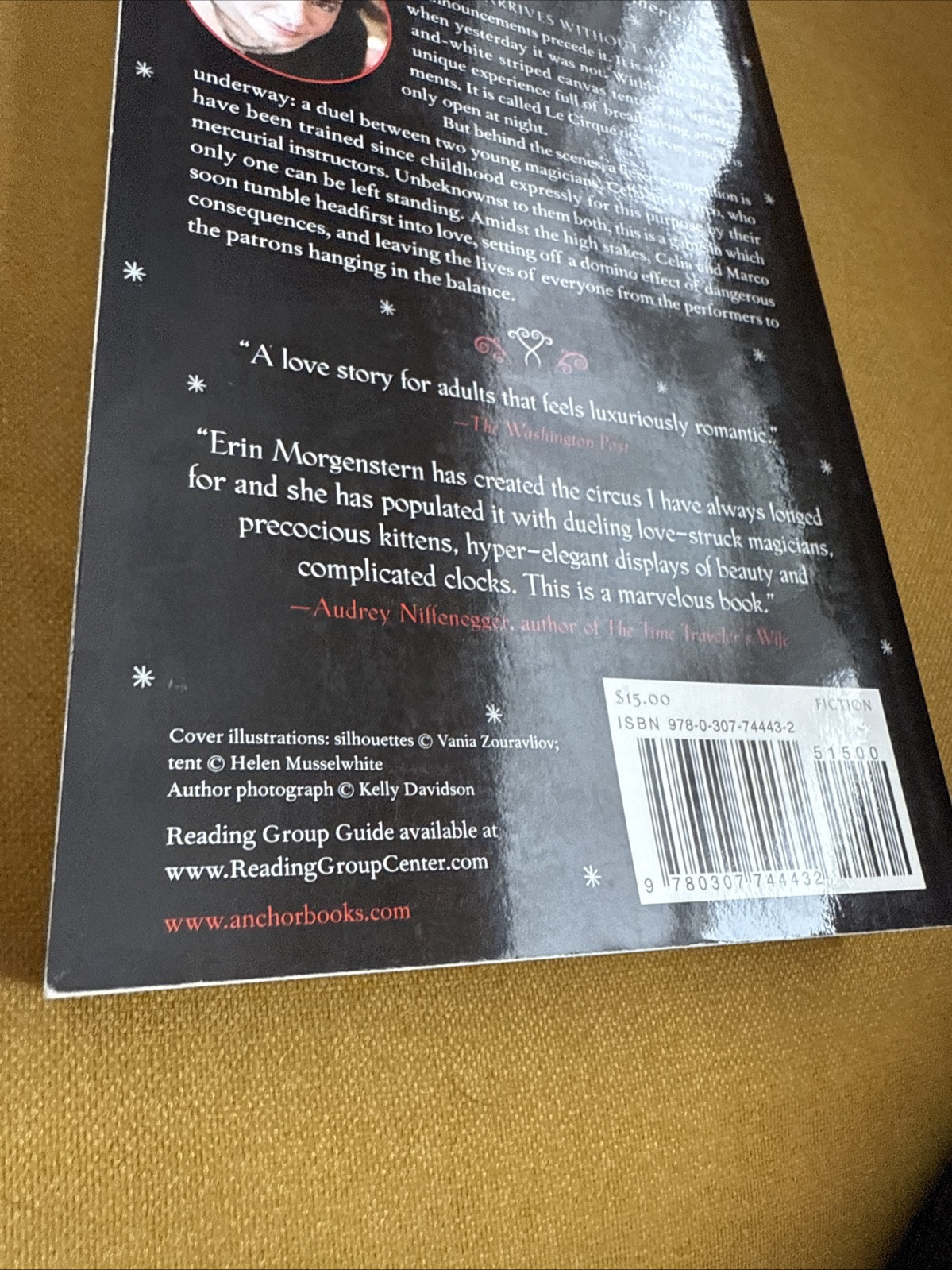 Night Circus : A Novel by Erin Morgenstern (2012, Trade Paperback)