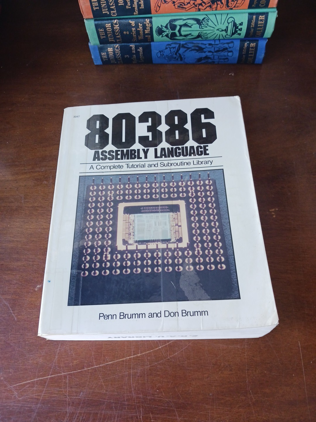 80386 ASSEMBLY LANGUAGE: A COMPLETE TUTORIAL AND By Penn Brumm – SC 1988 Vintage
