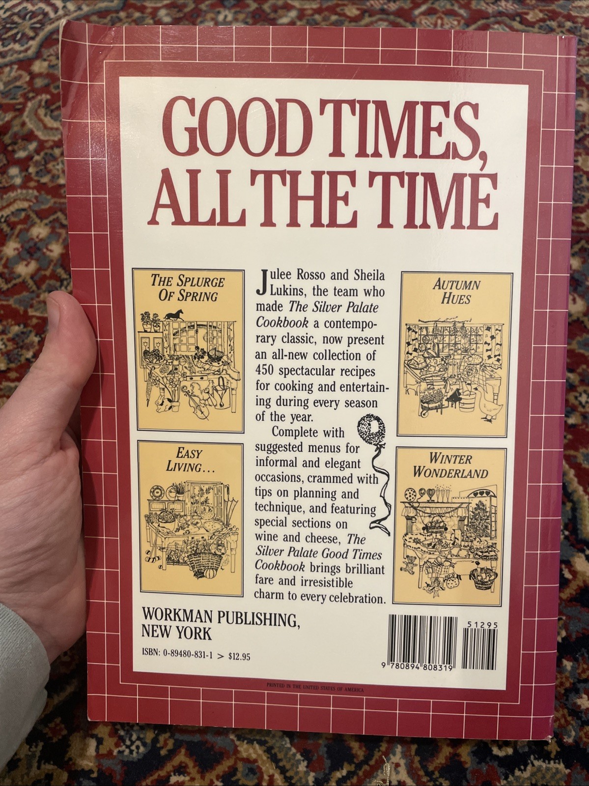 The Silver Palate Good Times Cookbook Recipes First Printing Signed by Author PB