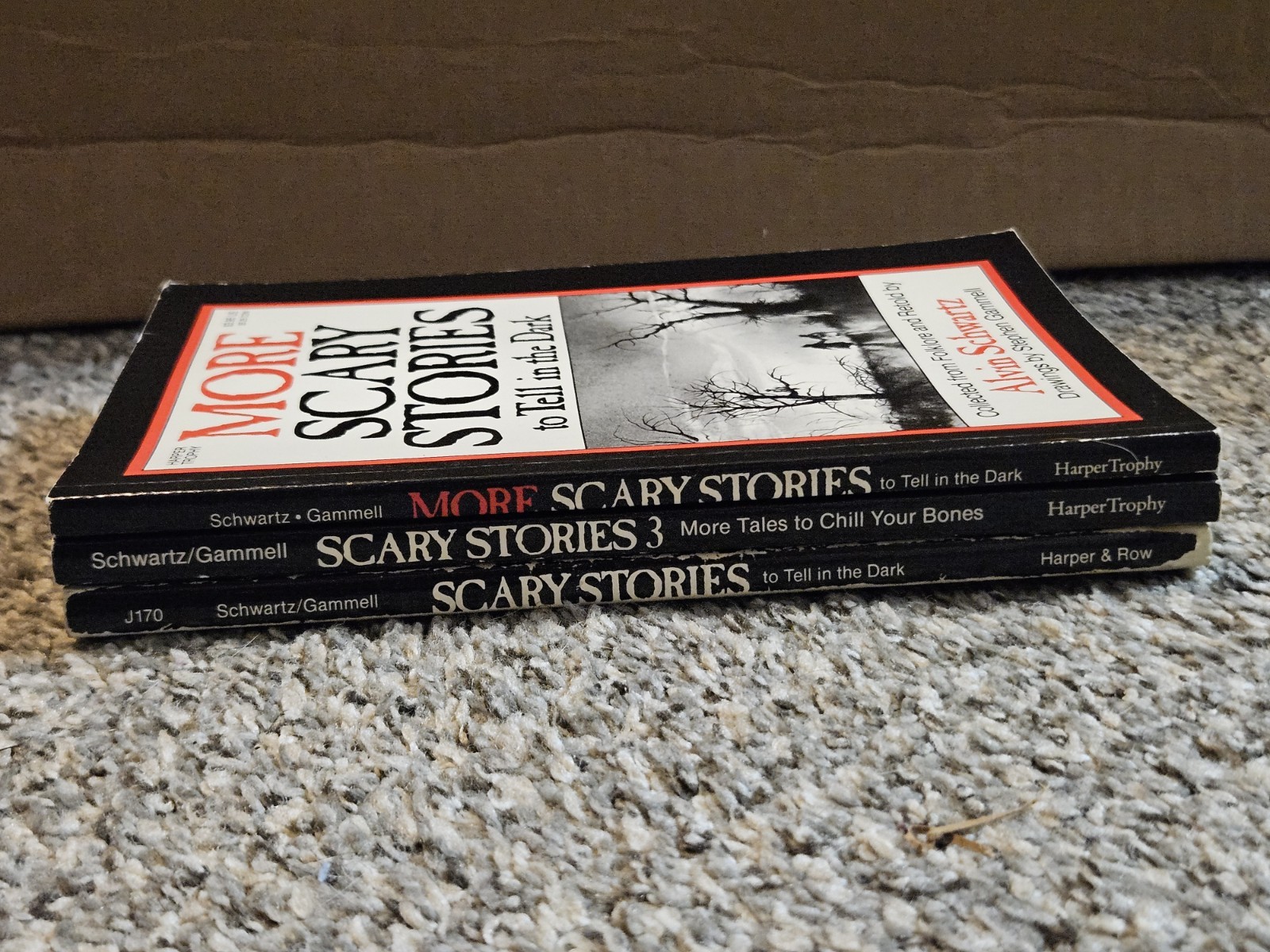 More Scary Stories to Tell in the Dark Book Set 1 2 3 By Alvin Schwartz