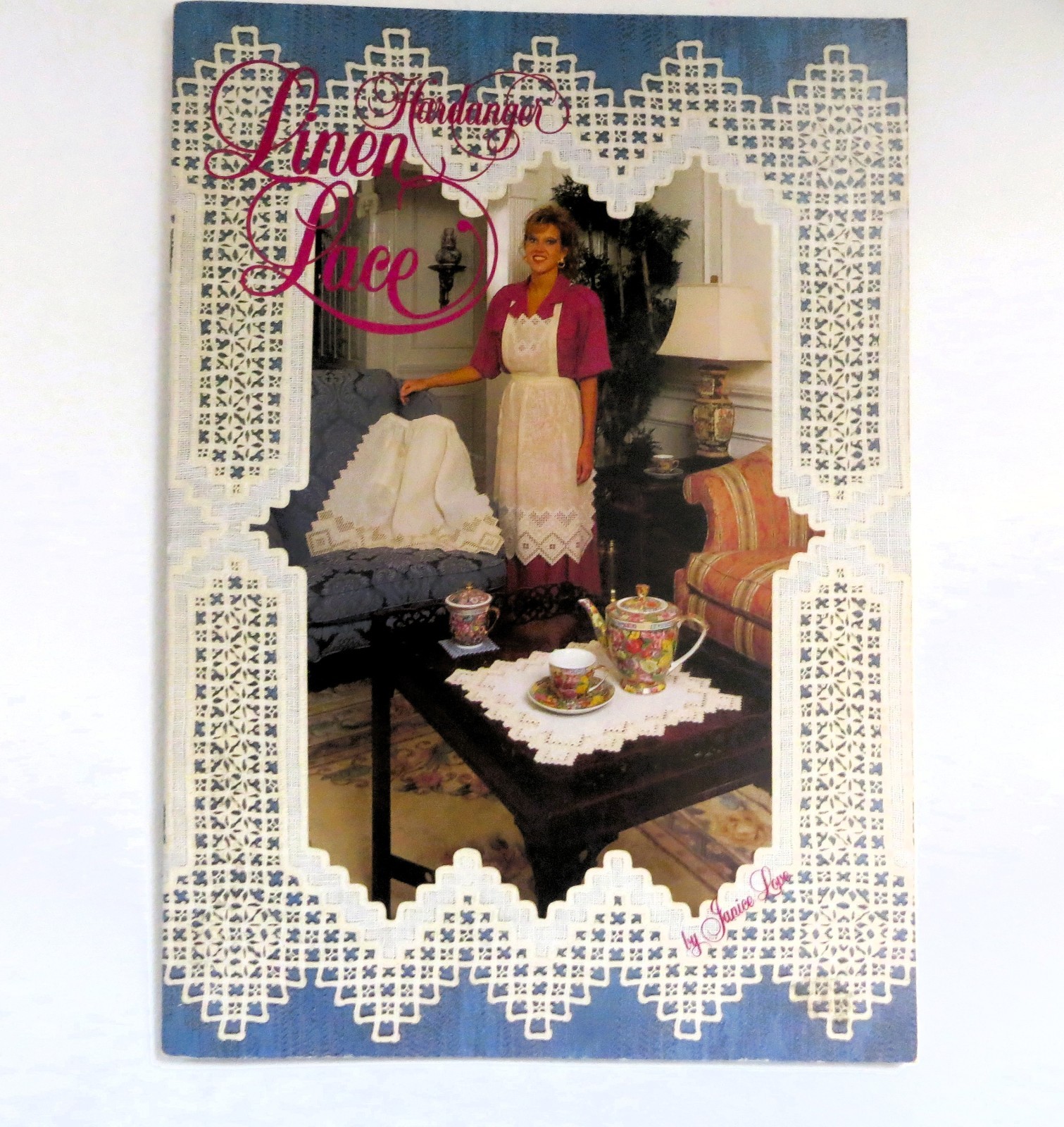 Hardanger Linen Lace Pattern Book Janice Love 30 Pages
